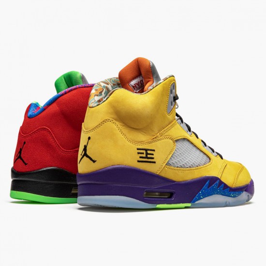 PK Shoes Air Jordan 5 Retro What The Varsity Maize/Court Purple Gho CZ5725-700