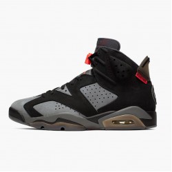 PK Shoes Air Jordan 6 Retro PSG Paris Saint Germain Iron Grey/Infrared 23 Black/Black CK1229-001