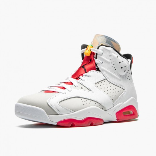 PK Shoes Air Jordan 6 Retro Hare Neutral Grey/White True Red Bl CT8529-062