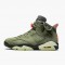 PK Shoes Travis Scott x Air Jordan 6 Retro Olive Medium Olive/Black Sail/Univer Black CN1084-200