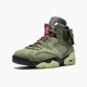 PK Shoes Travis Scott x Air Jordan 6 Retro Olive Medium Olive/Black Sail/Univer Black CN1084-200