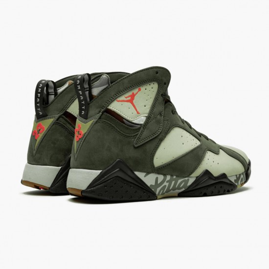 PK Shoes Air Jordan 7 Retro Patta Icicle Icicle/Sequoia-River Rock-Light Crimson AT3375-100