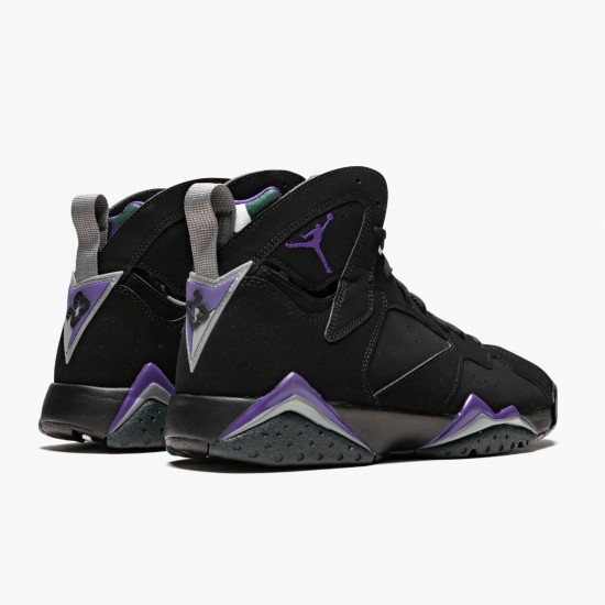 PK Shoes Air Jordan 7 Retro Ray Allen Black Fierce Purpler Dark Stee Black/Fierce Purple-Dark Grey Steel 304775-053