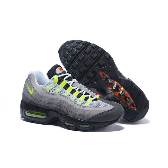 PK Women/Men Shoes Nike Air Max 95 OG QS Blacksafety Orangevolt 810374-078