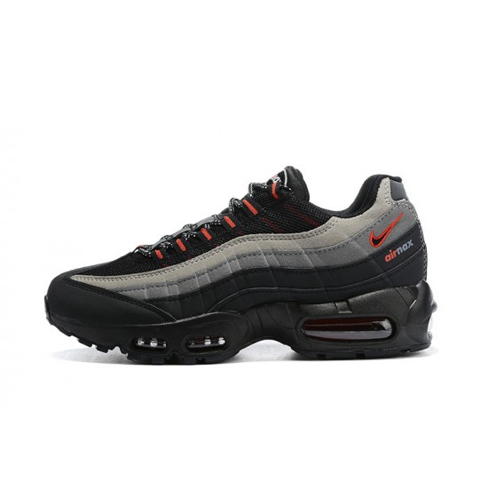 PK Men Shoes Nike Air Max 95 TT Black Grey Red CW7477-001