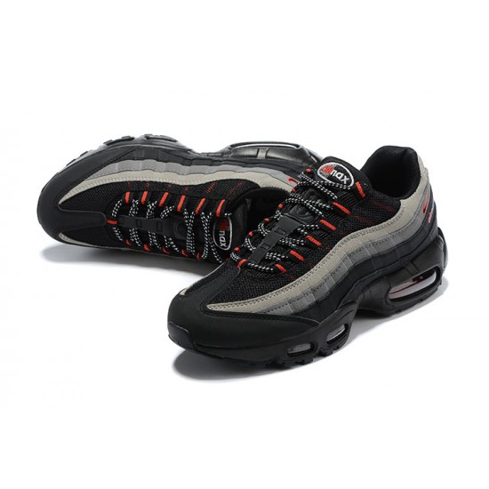 PK Men Shoes Nike Air Max 95 TT Black Grey Red CW7477-001