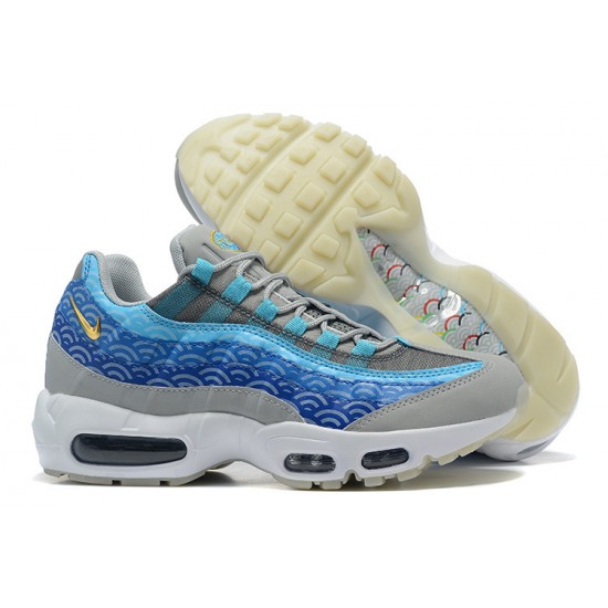 PK Men Shoes Nike Air Max 95 TT Blue Grey White CW7992-001