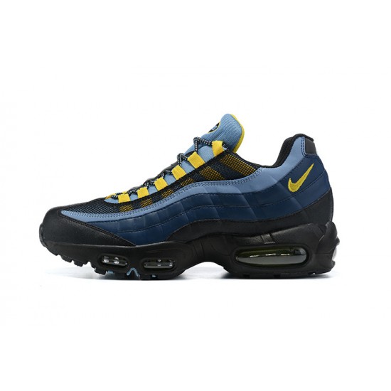 PK Men Shoes Nike Air Max 95 TT Blue Yellow 