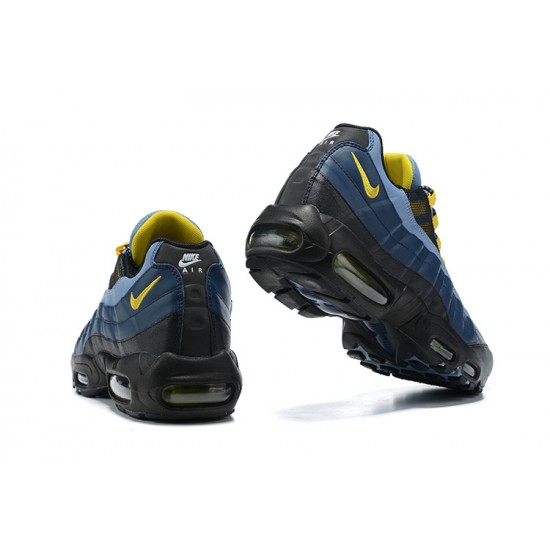 PK Men Shoes Nike Air Max 95 TT Blue Yellow 