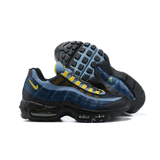 PK Men Shoes Nike Air Max 95 TT Blue Yellow 