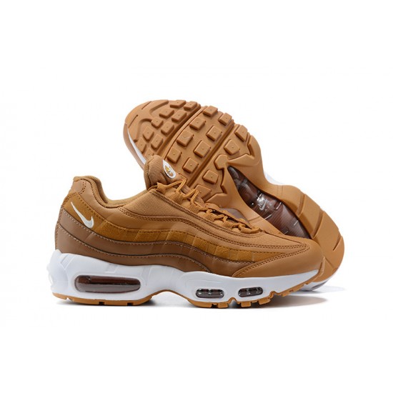 PK Men Shoes Nike Air Max 95 TT Brown and White 