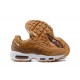 PK Men Shoes Nike Air Max 95 TT Brown and White 