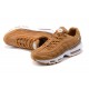 PK Men Shoes Nike Air Max 95 TT Brown and White 