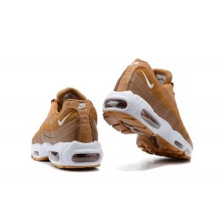 PK Men Shoes Nike Air Max 95 TT Brown and White 