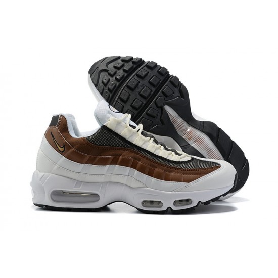 PK Men Shoes Nike Air Max 95 TT Cashmere Brown White DB0250-100