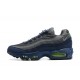 PK Men Shoes Nike Air Max 95 TT Grey Blue and Black Black DA1504-400 