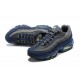 PK Men Shoes Nike Air Max 95 TT Grey Blue and Black Black DA1504-400 