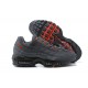 PK Men Shoes Nike Air Max 95 TT Grey Red and Black