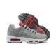 PK Men Shoes Nike Air Max 95 TT Grey White and Red 