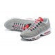 PK Men Shoes Nike Air Max 95 TT Grey White and Red 