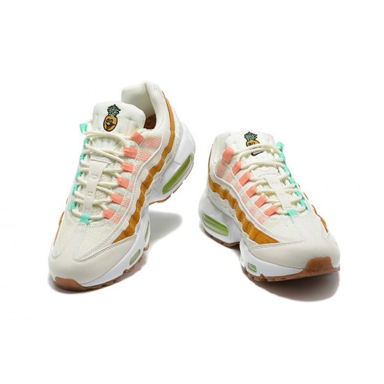 PK Men Shoes Nike Air Max 95 TT White  Green Brown CZ0154-100 