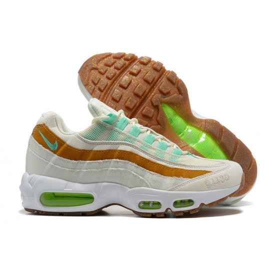 PK Men Shoes Nike Air Max 95 TT White  Green Brown CZ0154-100 