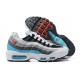 PK Men Shoes Nike Air Max 95 TT White Red Black CV6971-100