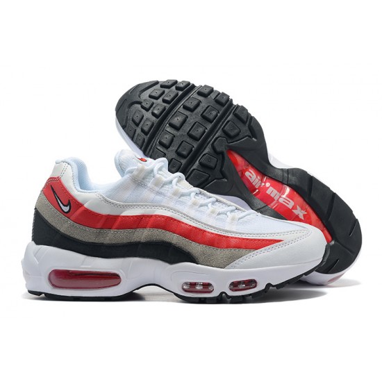 PK Men Shoes Nike Air Max 95 TT White Red DQ3430-001