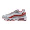 PK Men Shoes Nike Air Max 95 TT White Red and Grey