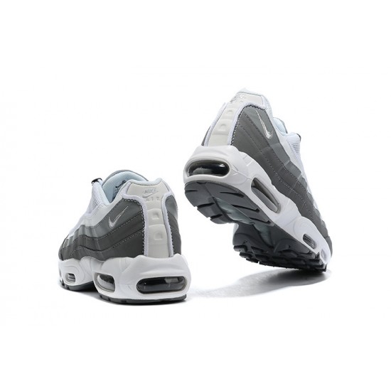 PK Men Shoes Nike Air Max 95 TT White and Grey