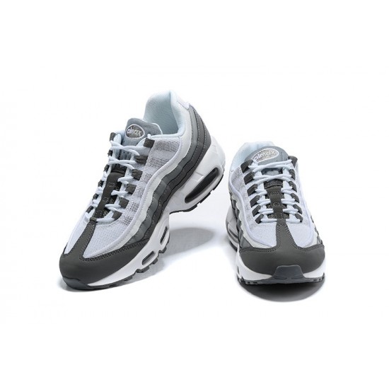 PK Men Shoes Nike Air Max 95 TT White and Grey