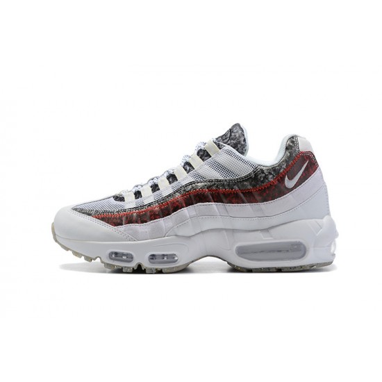 PK Men Shoes Nike Air Max 95 TT White and Red