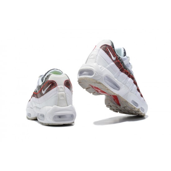 PK Men Shoes Nike Air Max 95 TT White and Red