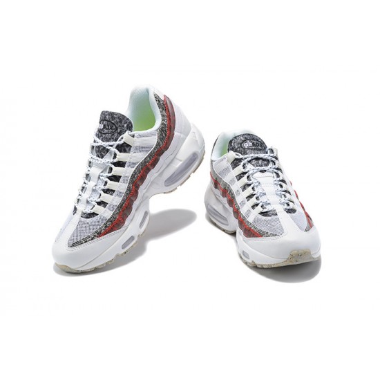 PK Men Shoes Nike Air Max 95 TT White and Red