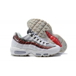 PK Men Shoes Nike Air Max 95 TT White and Red