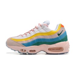 PK Women Shoes Nike Air Max 95 TT Yellow Pink White DQ9323-200