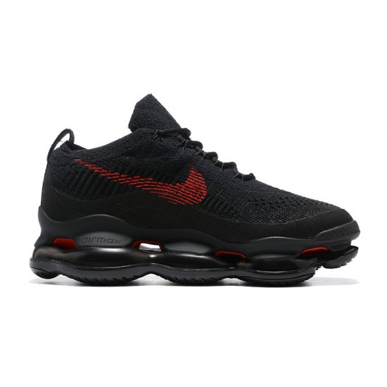 PK Men Shoes Nike Air Max Scorpion Black and Red 