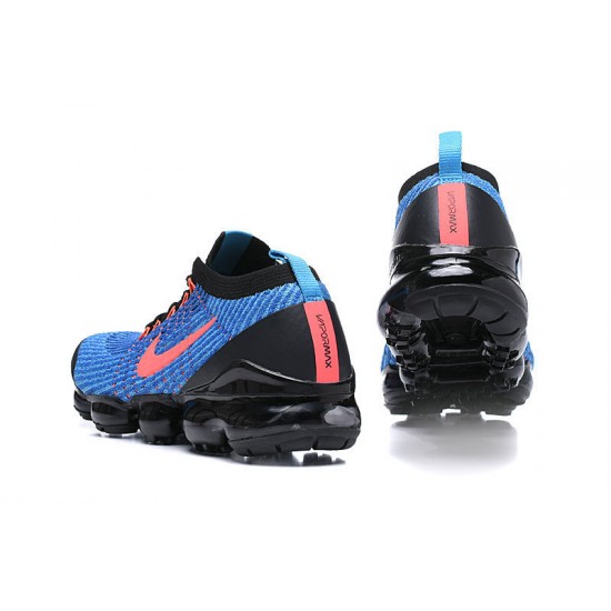 PK Women/Men Shoes Nike Air VaporMax Flyknit 3 Black Blue AJ6900-015