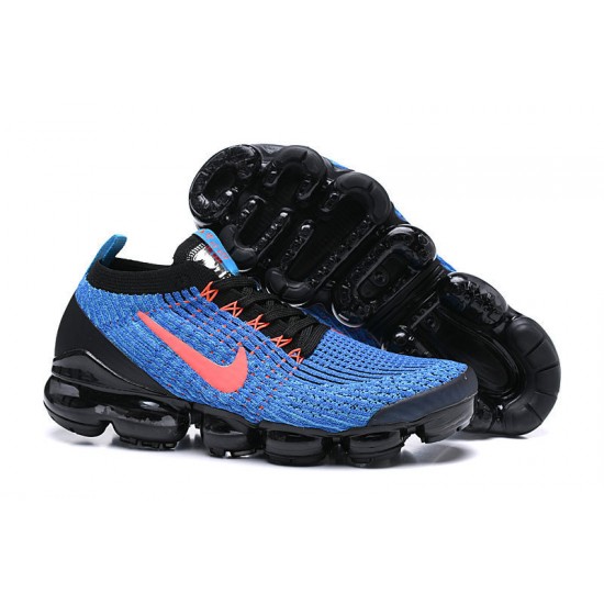 PK Women/Men Shoes Nike Air VaporMax Flyknit 3 Black Blue AJ6900-015