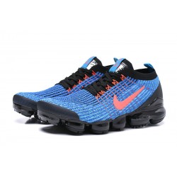 PK Women/Men Shoes Nike Air VaporMax Flyknit 3 Black Blue AJ6900-015