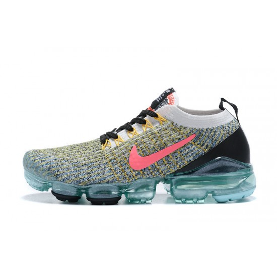 PK Women/Men Shoes Nike Air VaporMax Flyknit 3 Black Green AJ6910-104