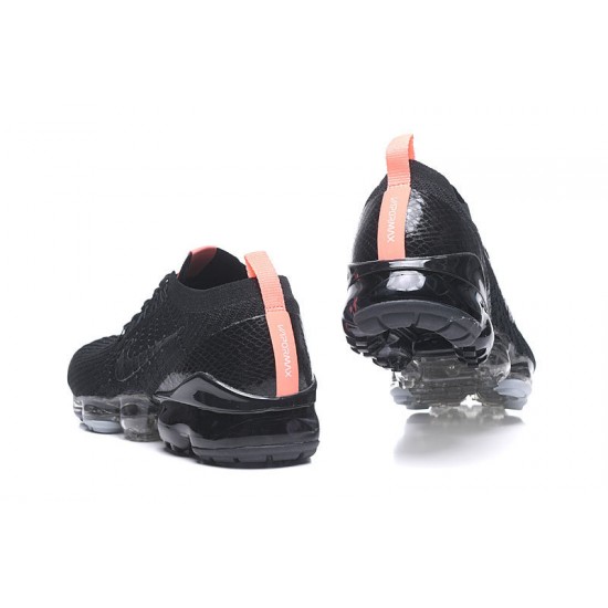 PK Women/Men Shoes Nike Air VaporMax Flyknit 3 Black Orange