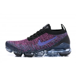 PK Women/Men Shoes Nike Air VaporMax Flyknit 3 Black Purple AJ6900-009