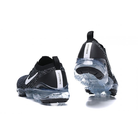 PK Women/Men Shoes Nike Air VaporMax Flyknit 3 Black White AJ6900-212