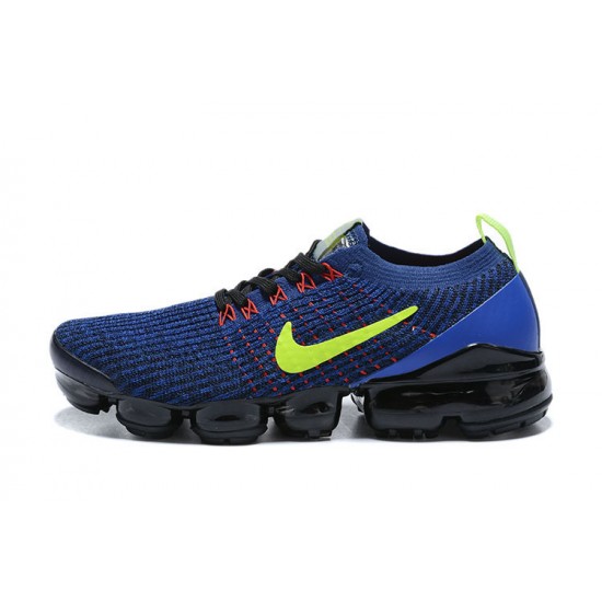 PK Women/Men Shoes Nike Air VaporMax Flyknit 3 Blue Green