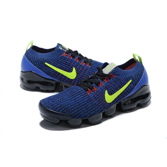 PK Women/Men Shoes Nike Air VaporMax Flyknit 3 Blue Green