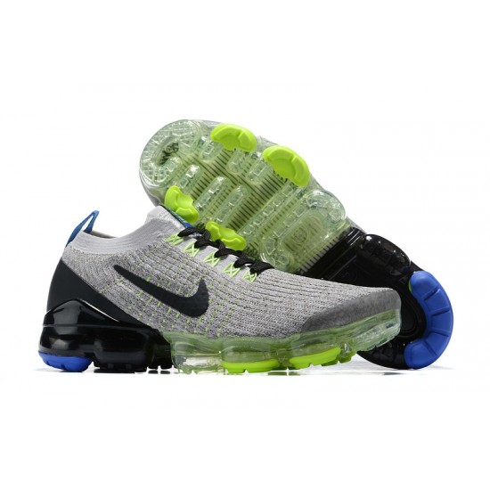 PK Women/Men Shoes Nike Air VaporMax Flyknit 3 Grey Blue AJ6900-112