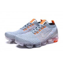 PK Women/Men Shoes Nike Air VaporMax Flyknit 3 Grey Orange AJ6900-003