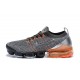 PK Women/Men Shoes Nike Air VaporMax Flyknit 3 Grey Orange AJ6900-024