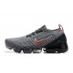 PK Women/Men Shoes Nike Air VaporMax Flyknit 3 Grey Red AJ6900-012